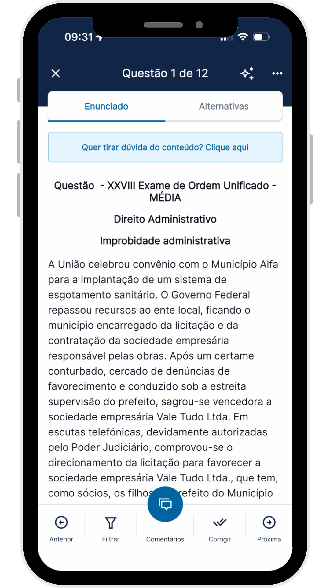 Questão comentada de Direito Administrativo na 1ª fase